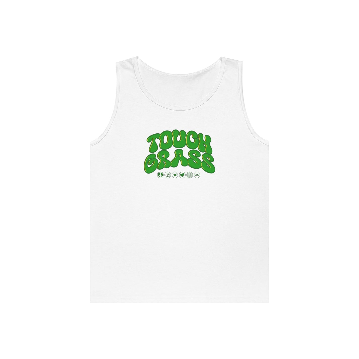 Unisex Heavy Cotton Tank Top - Touch Grass !!