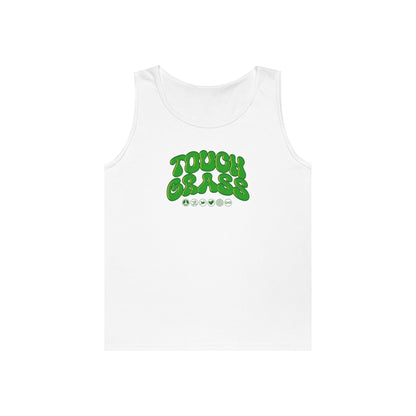 Unisex Heavy Cotton Tank Top - Touch Grass !!