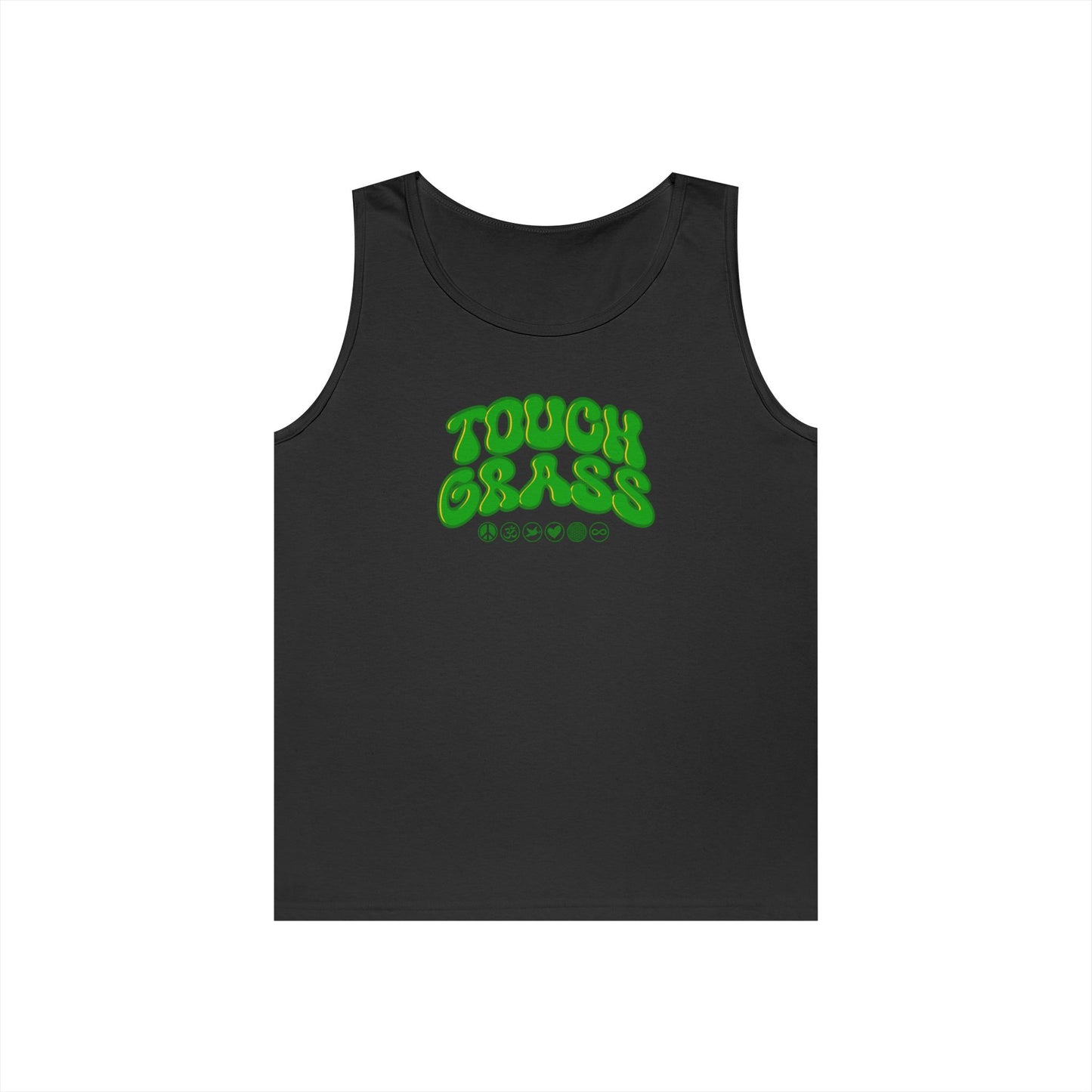Unisex Heavy Cotton Tank Top - Touch Grass !!