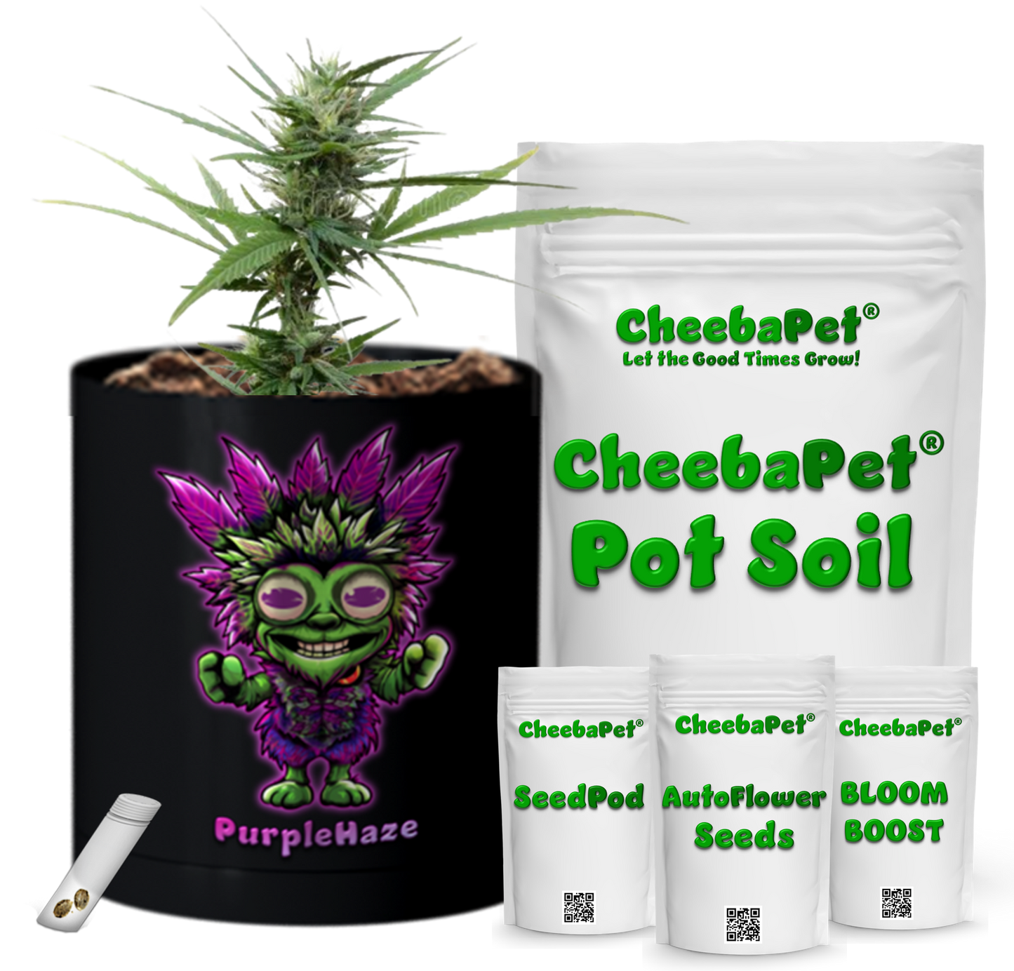 CheebaPet Planter Kit - PurpleHaze