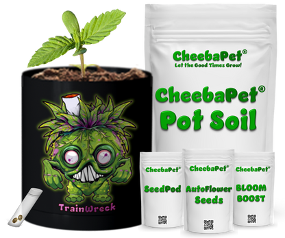 CheebaPet Planter Kit - TrainWreck:   30% Off use code "Weekly30"