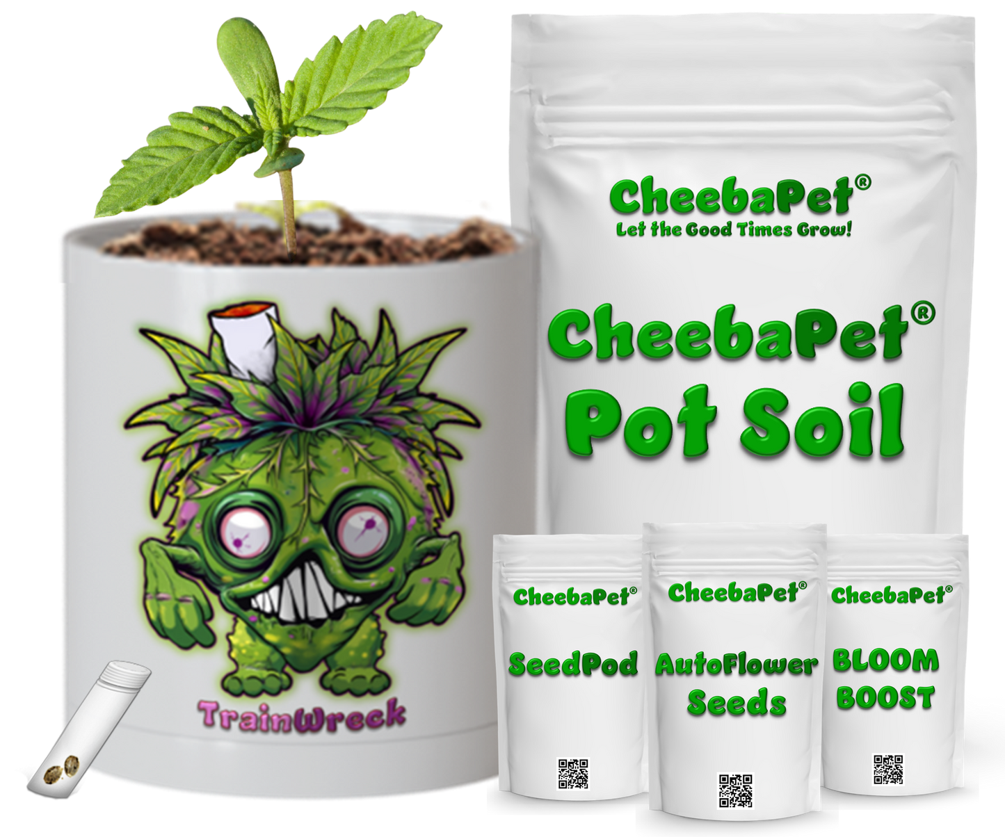 CheebaPet Planter Kit - TrainWreck:   30% Off use code "Weekly30"